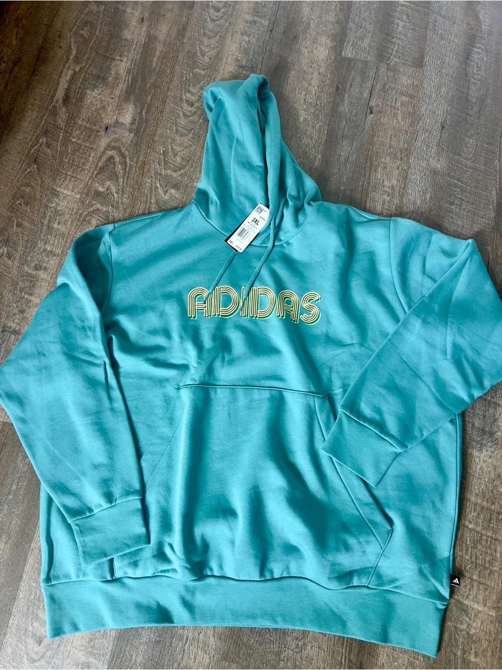 Adidas Men's‎ Fleece Active Hoodie-Size 3XL